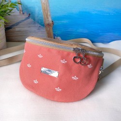 Fanny Pack *papership* white/apricot/cork...