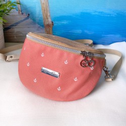 Fanny Pack *anchor* white/apricot/cork lightbrown