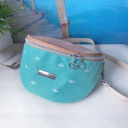 Fanny Pack *papership* white/mint/cork lightbrown
