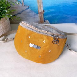 Fanny Pack *anchor* white/yellow/cork nature...