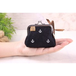 Small clip wallet -anchor white/black-