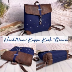 Backpack -anchor white/night blue/clap cork brown-
