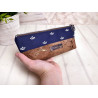 copy of pencil case -anchor white/night blue/cork brown bronce-