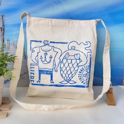 Cloth bag with a long handle