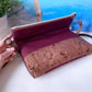 Fold-Over Tasche *Anker* Kupfer/Bordeaux/Kork Braun Bronze