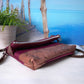 Fold-Over Tasche *Anker* Kupfer/Bordeaux/Kork Braun Bronze