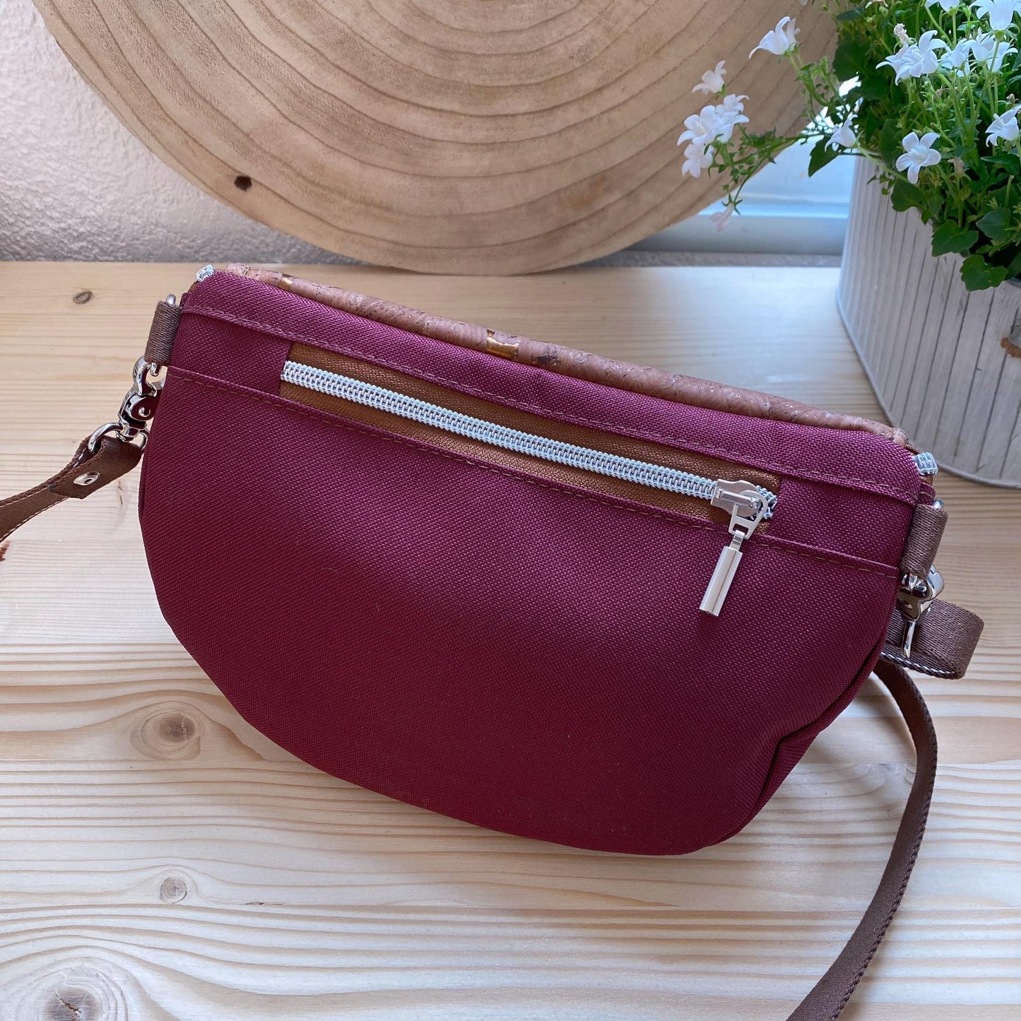 Bauchtasche *Anker* Kupfer/Bordeaux/Kork Braun Bronze