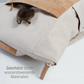 2 in 1 Rucksack/Tasche Sperling Triple *Sand/Kork Hellbraun*