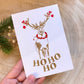 Postkarte -Ho Ho Ho-