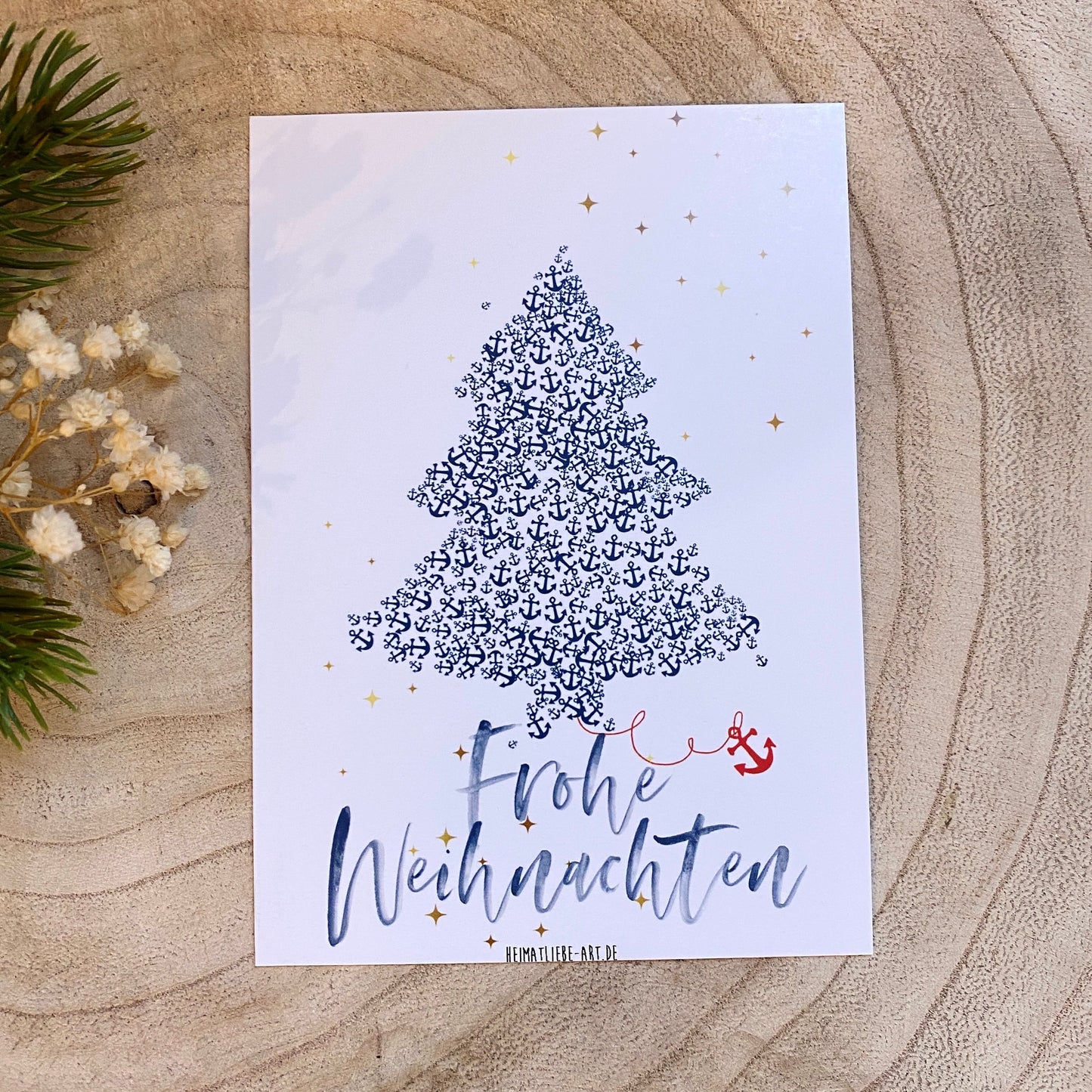 Postkarte -Frohe Weihnachten-